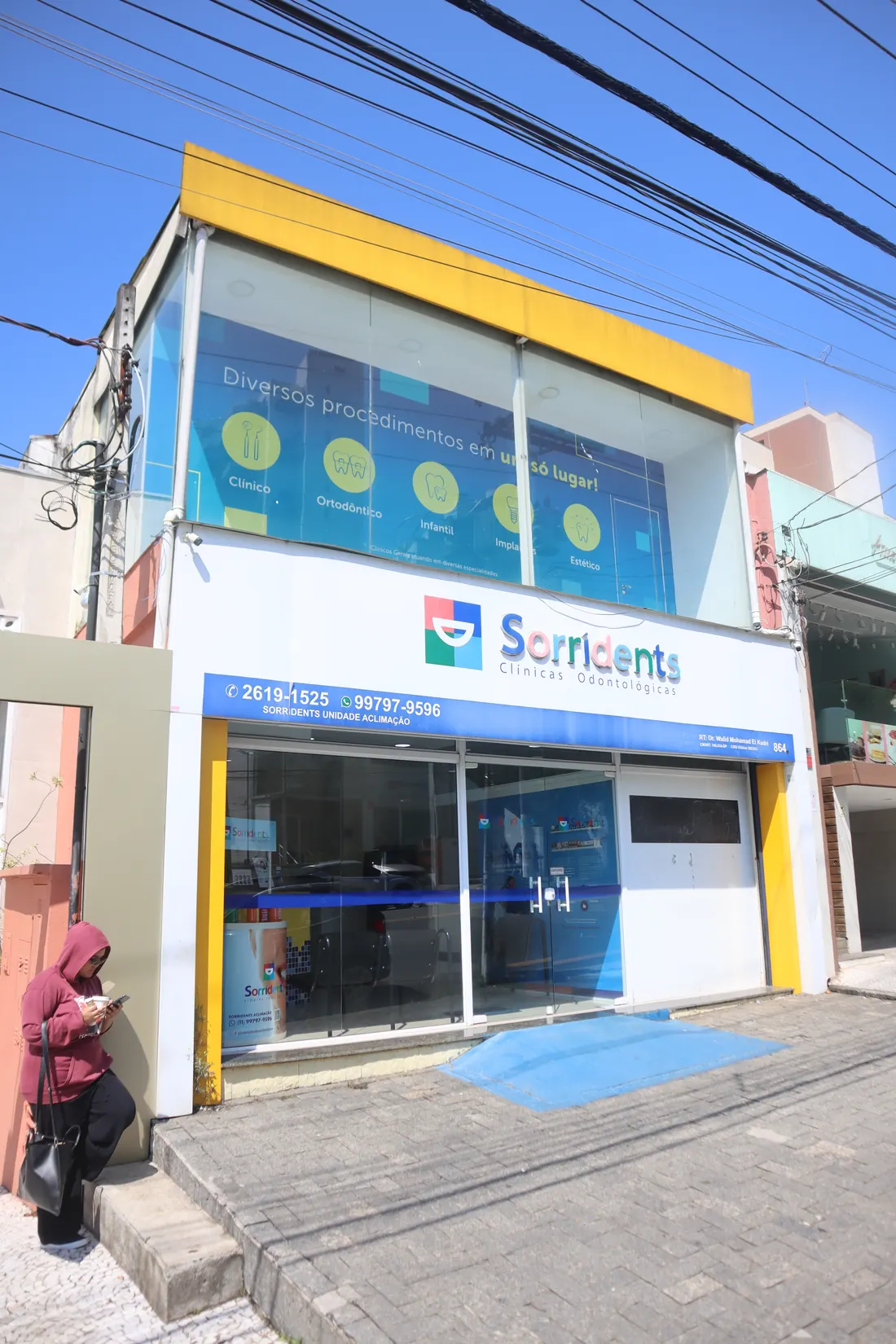 Fachada da Sorridents Aclimação, Av. da Aclimação, 864